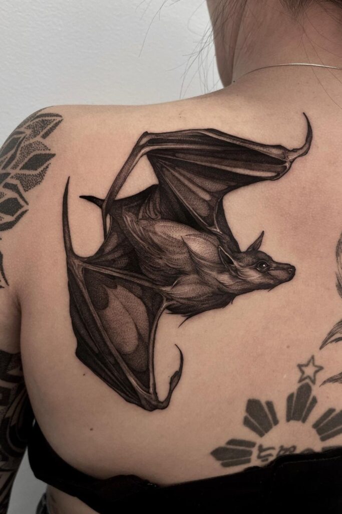 bat tattoo