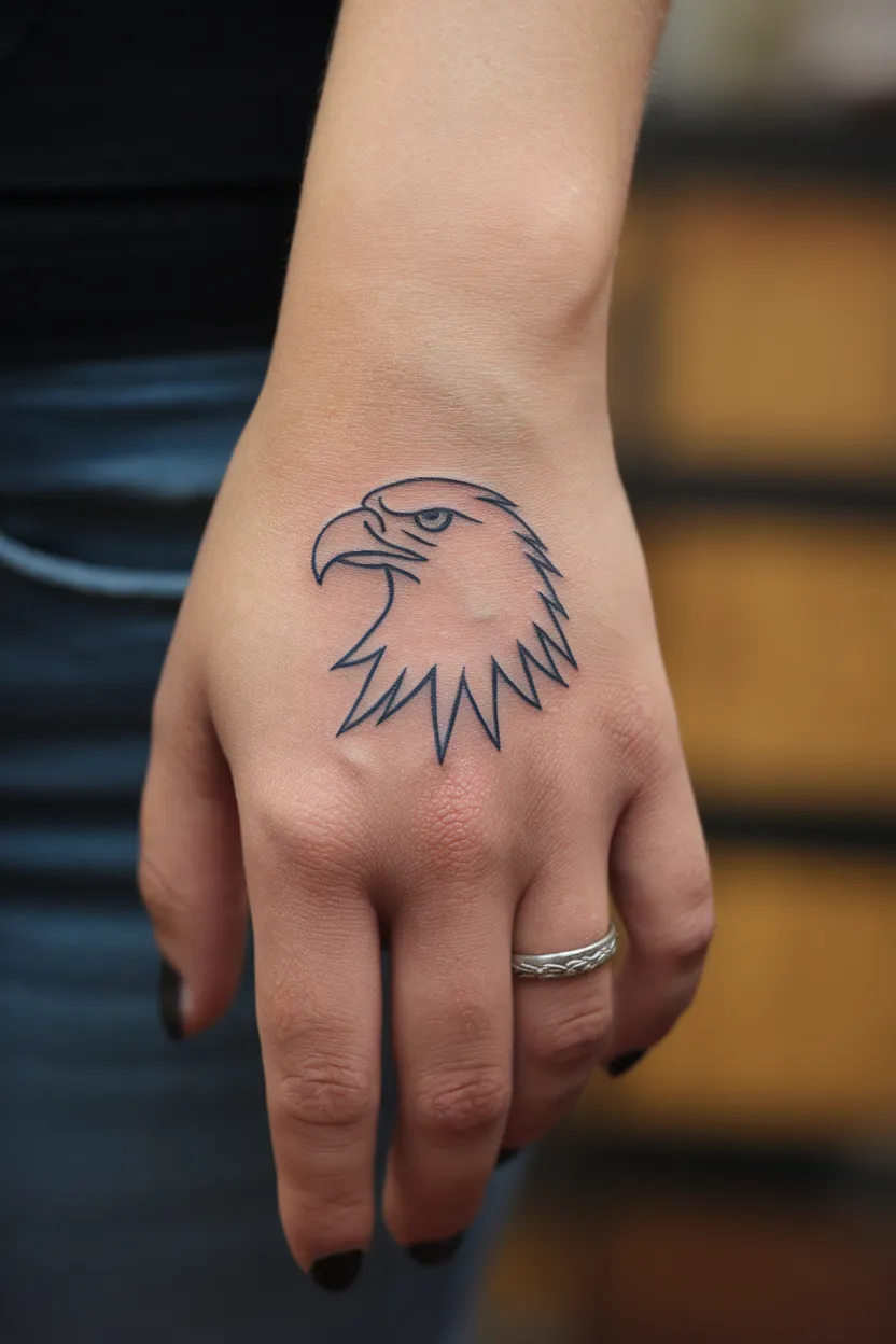 Simplistic Eagle Profile