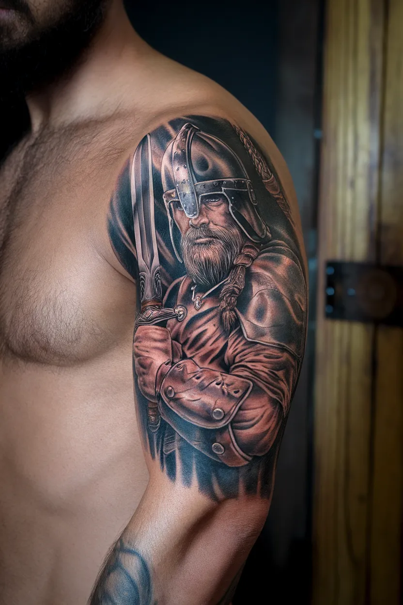 Barbarian Warrior Tattoo