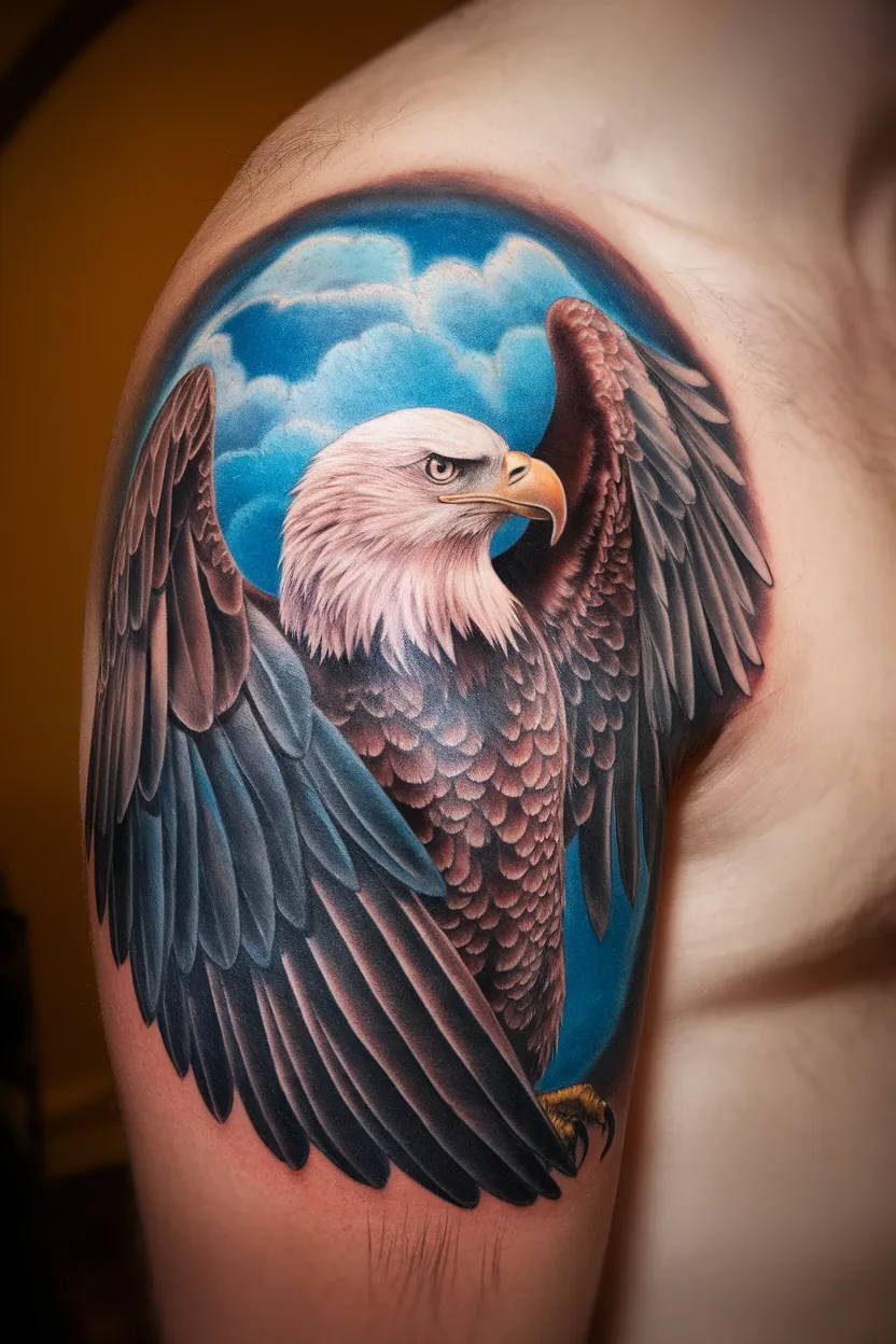 Realistic Eagle Portrait