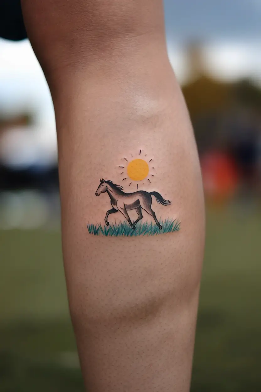 Horse and Sun