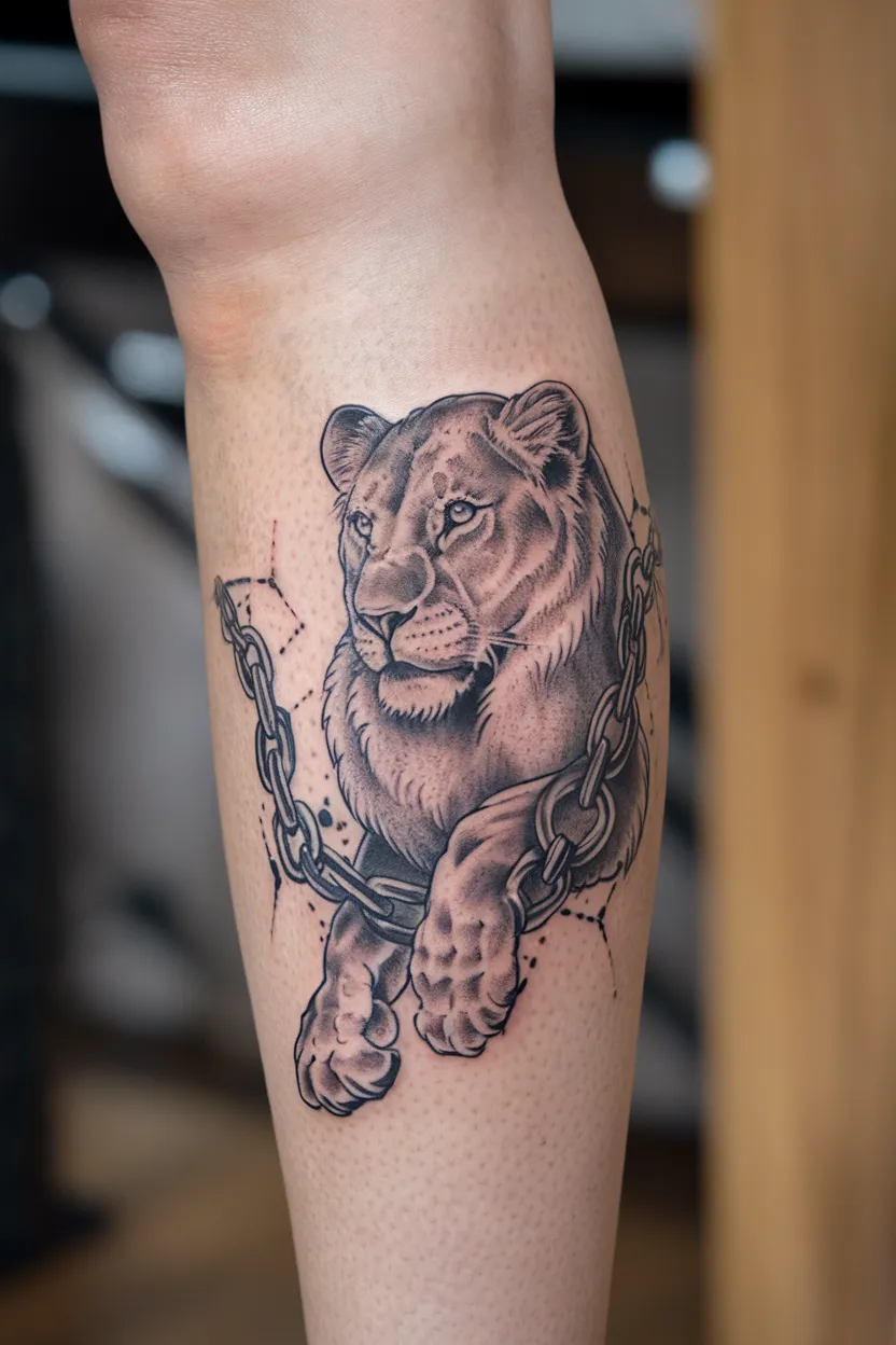 Lioness Breaking Chains Symbol