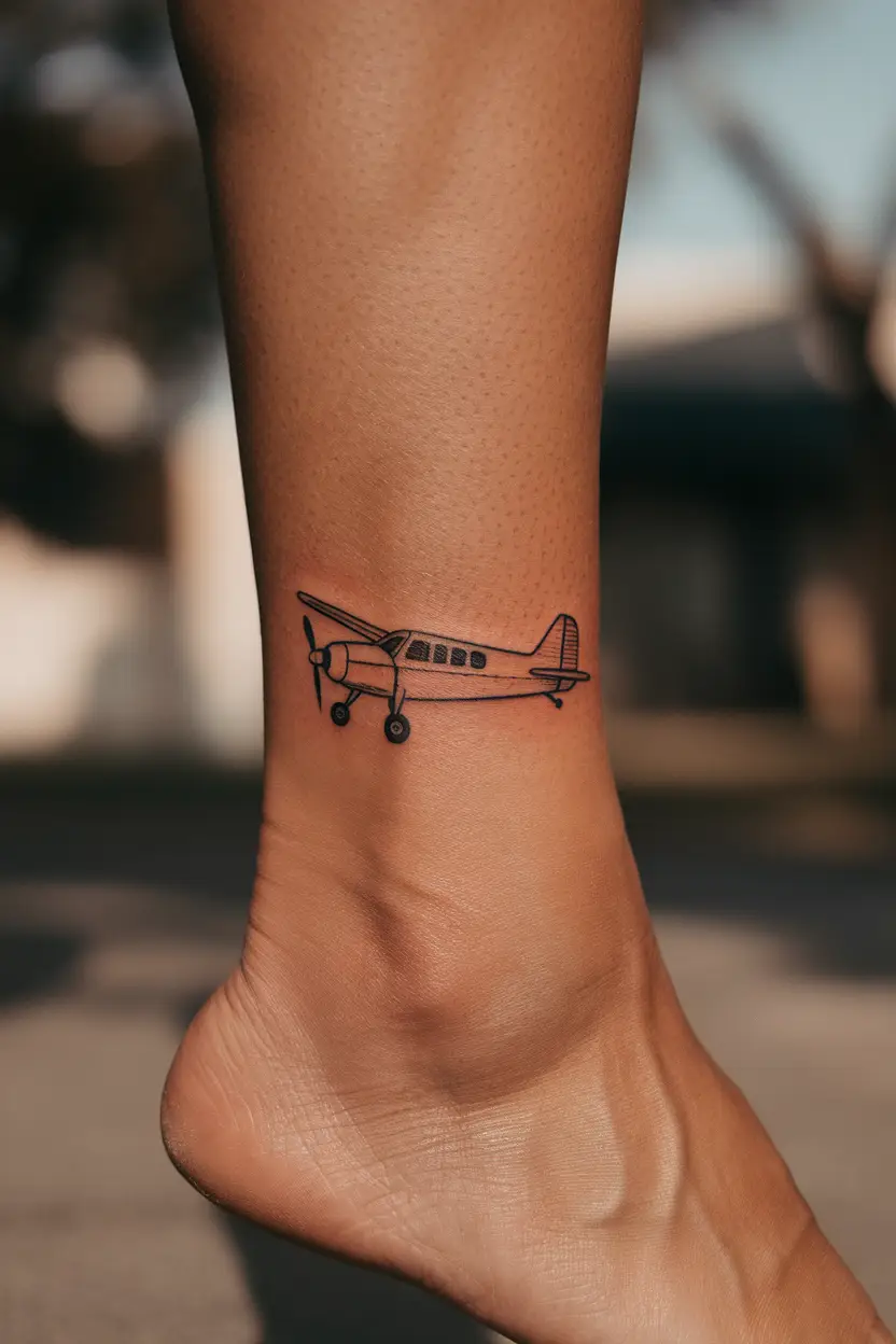 Airplane Tattoo