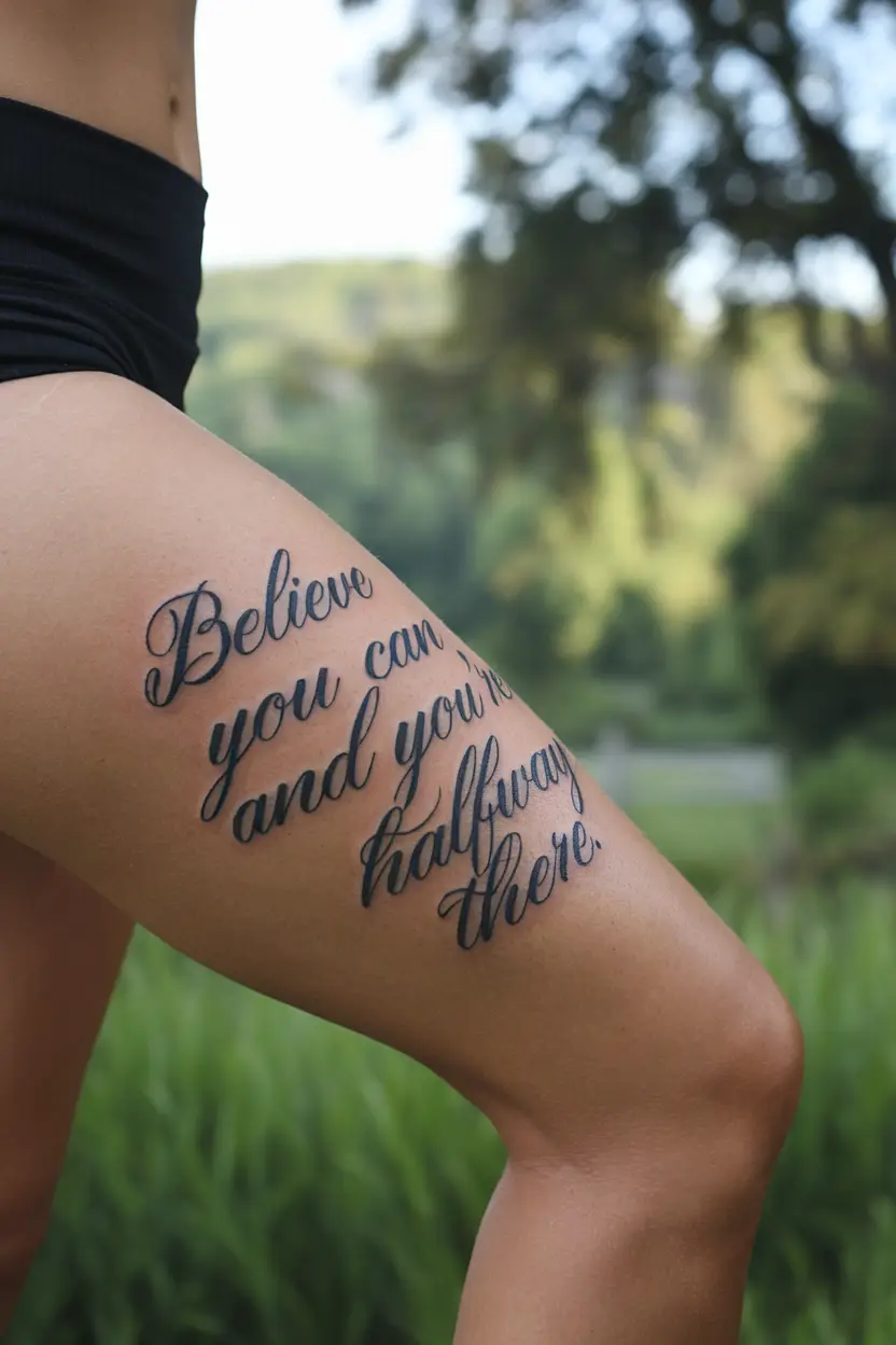 Quote or Script Tattoo