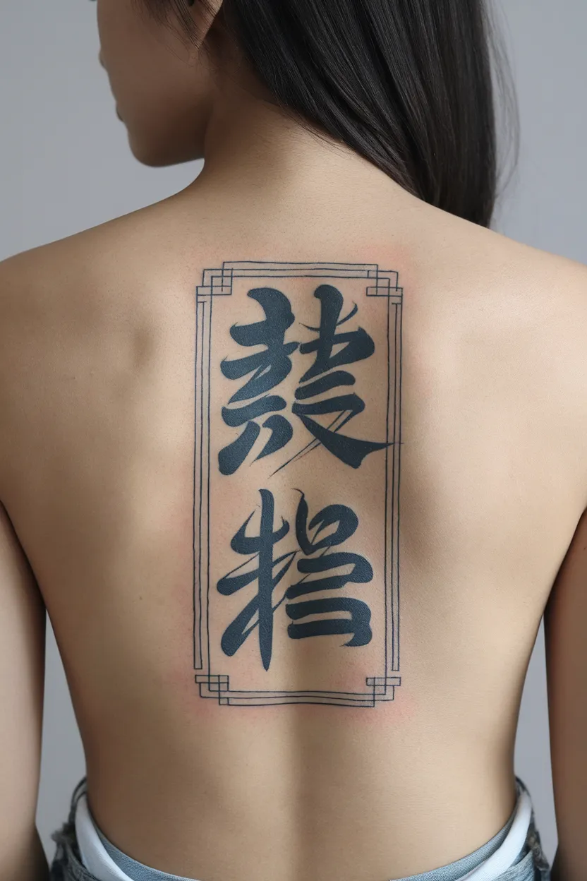 Chinese Quote Tattoo