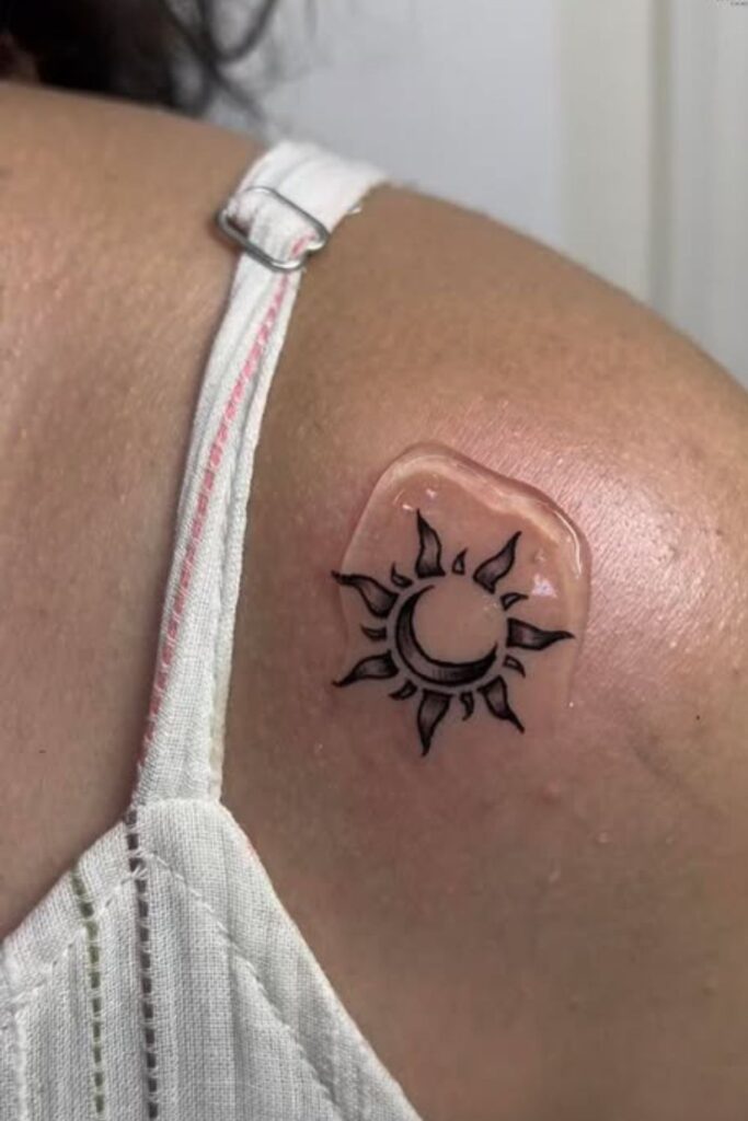 Upper Shoulder Tattoos For Women