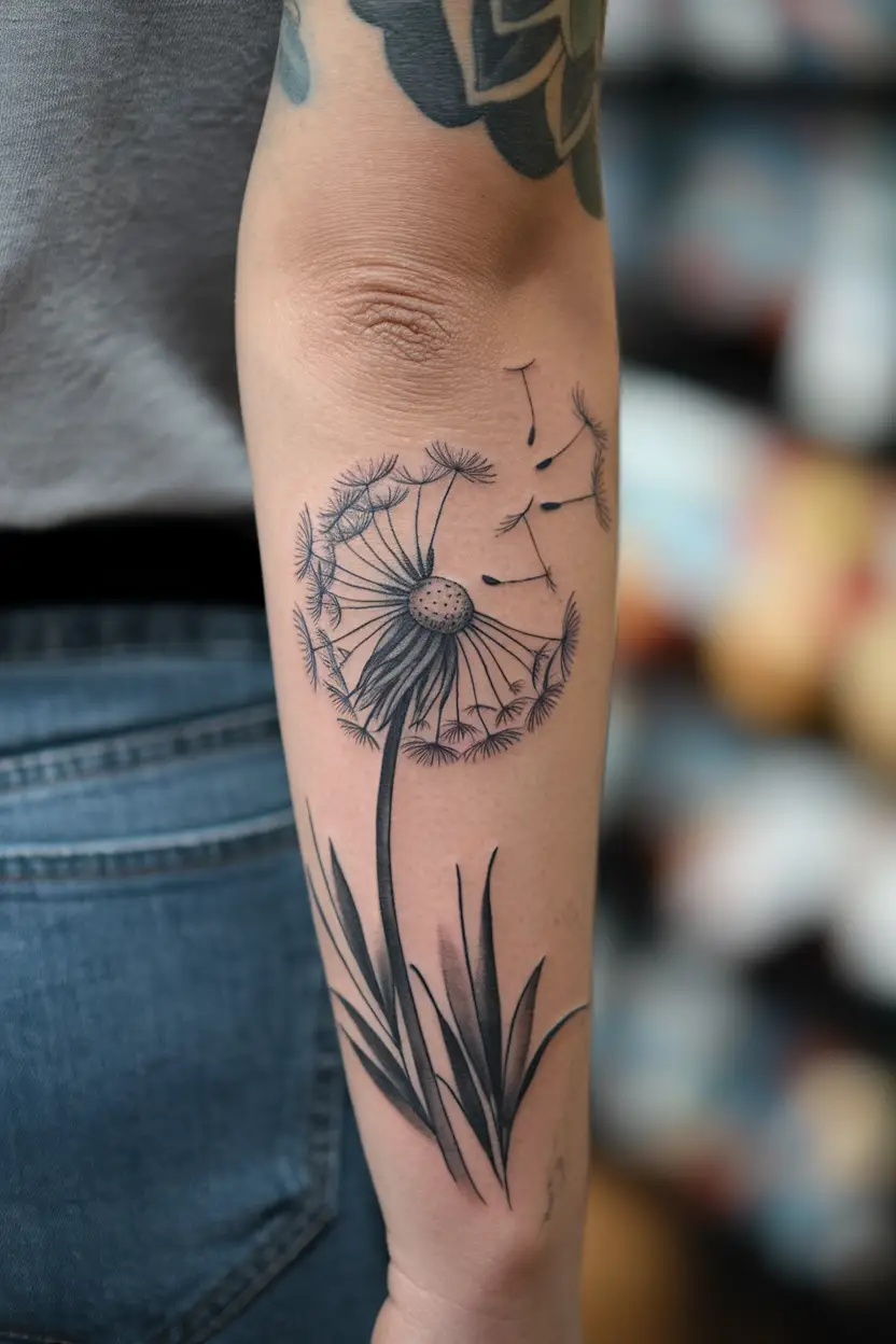 Dandelion With Seeds