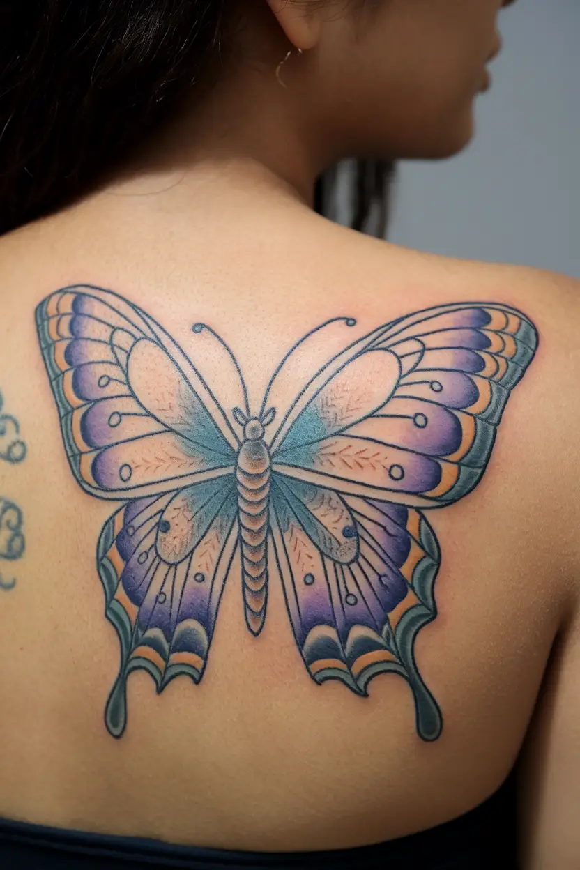 Amazing Feminine Ornamental Butterfly