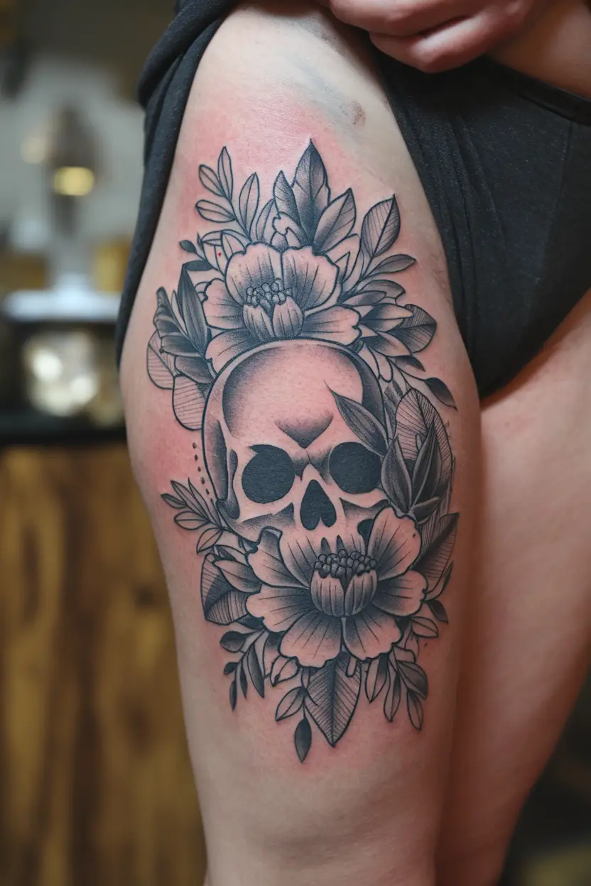 Floral Skull