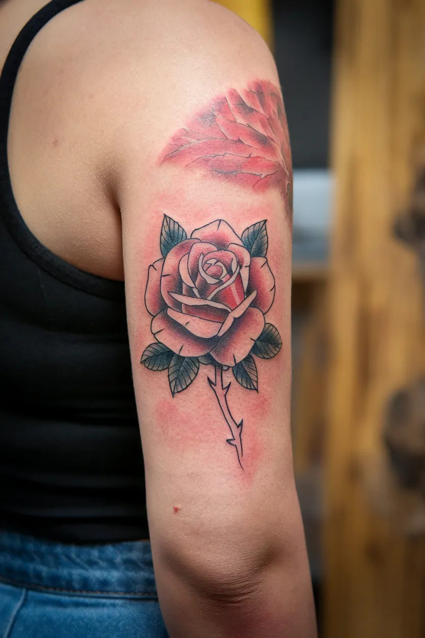 Back-Of-The-Arm Sailor-Style Rose