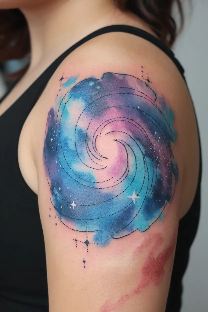 Watercolor Galaxy