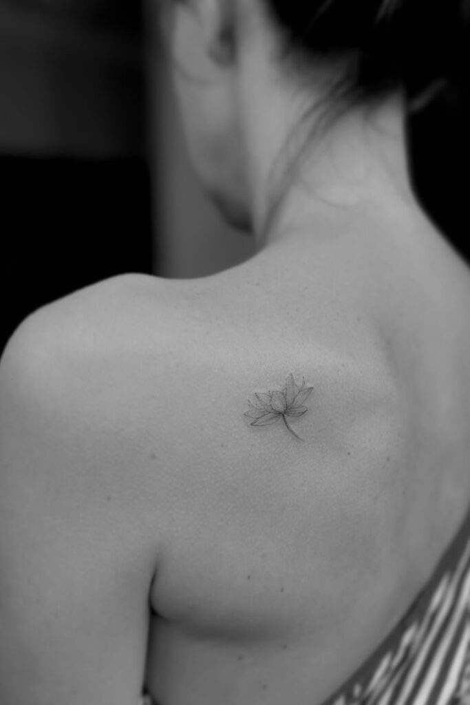 lotus flower tattoo