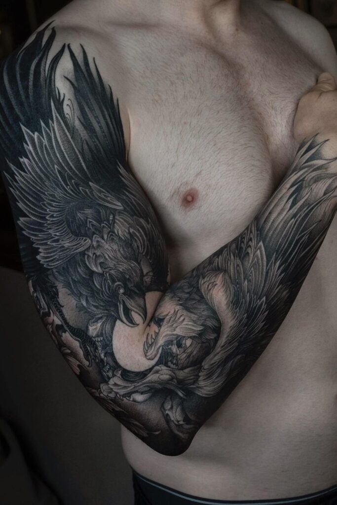 Men s Full Sleeve Tattoo