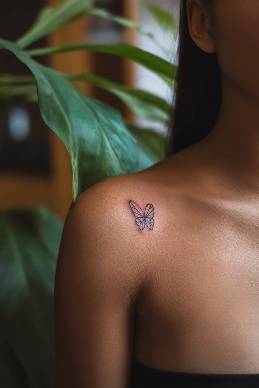 Small Butterfly Tattoo 3