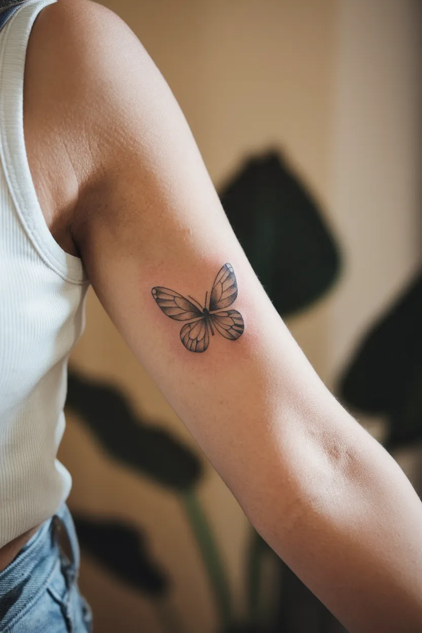 Small Butterfly Tattoo 14