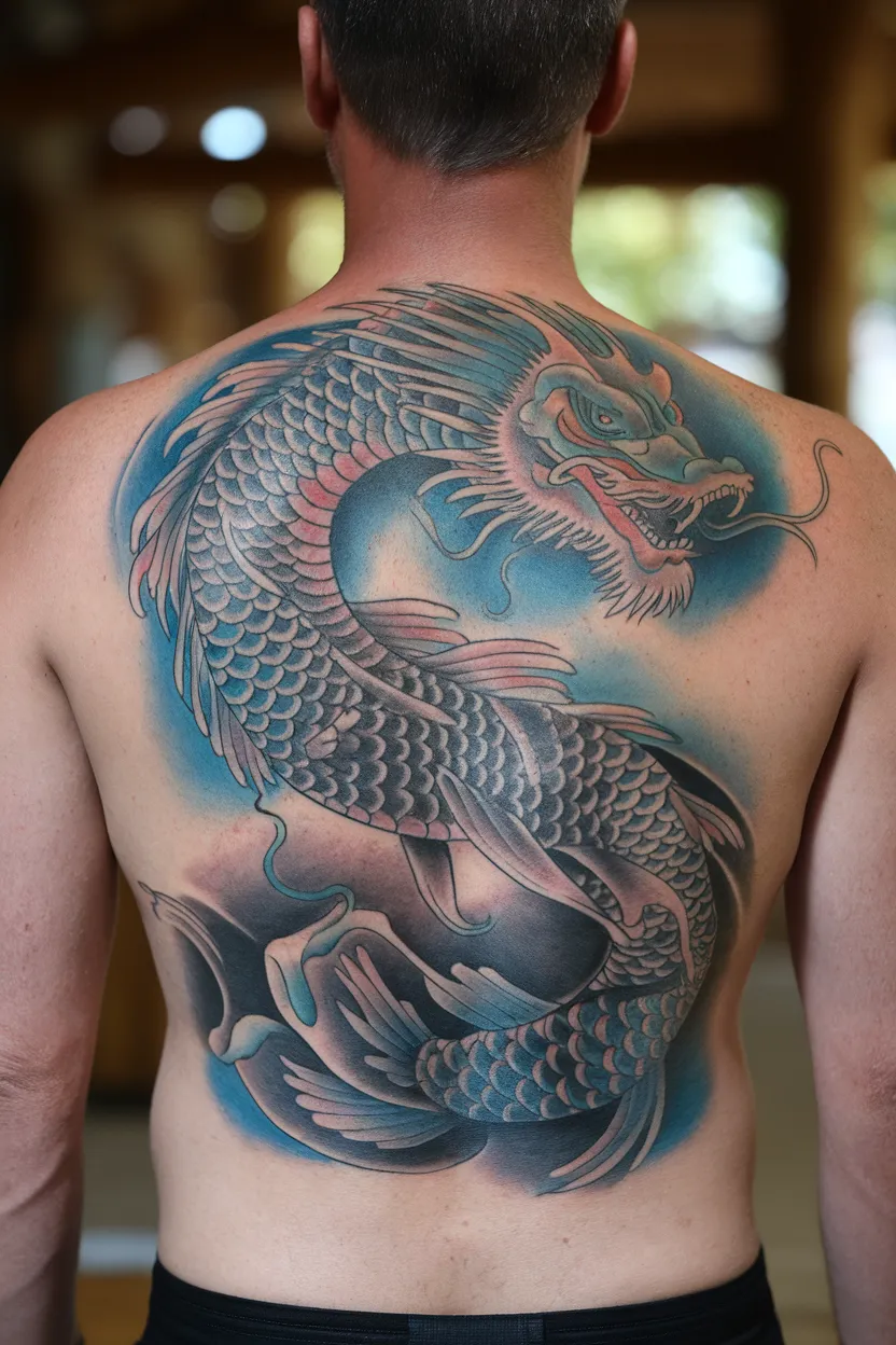 Unique Japanese Dragon Tattoo 15