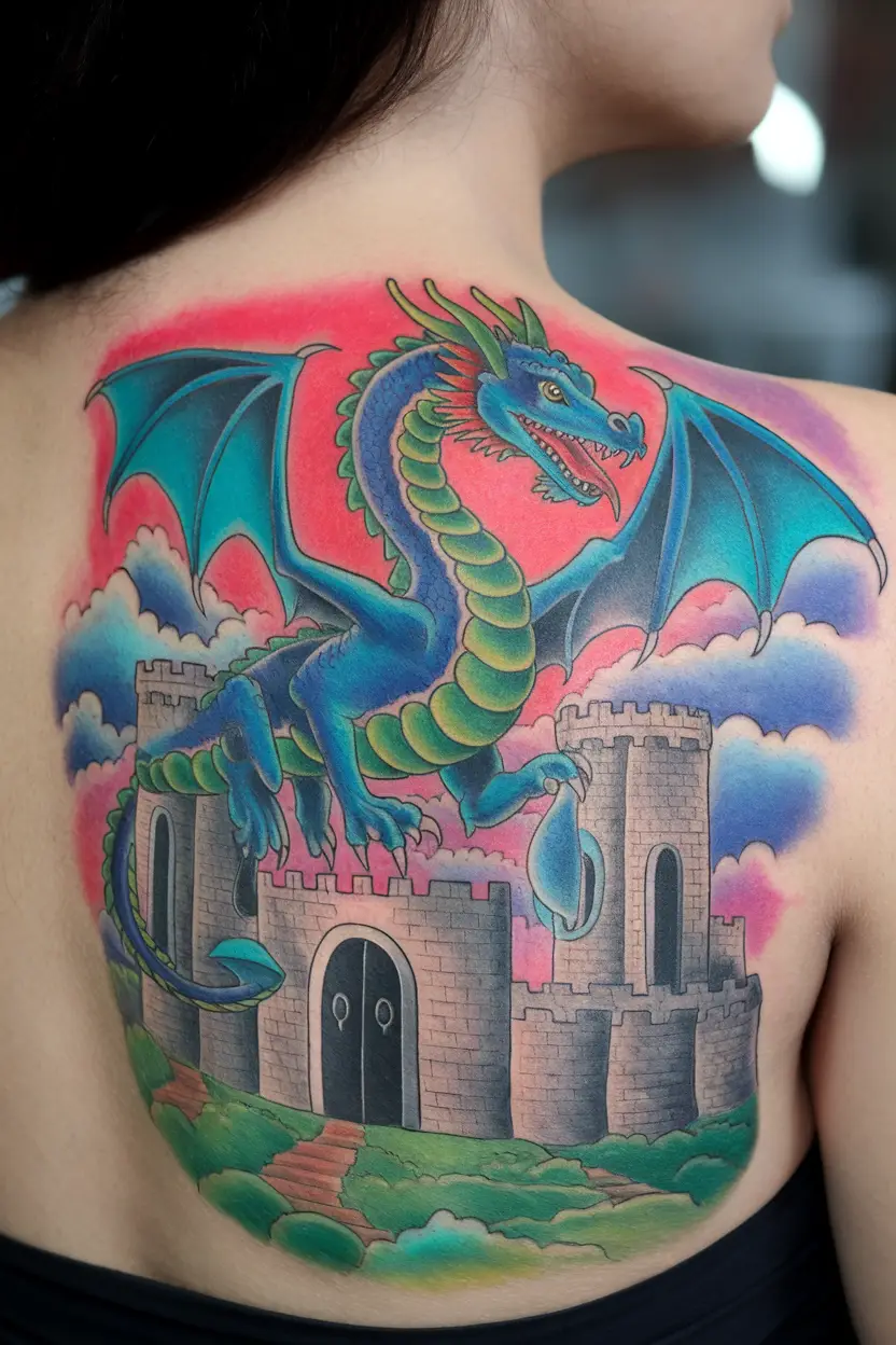 Colorful Fantasy Dragon