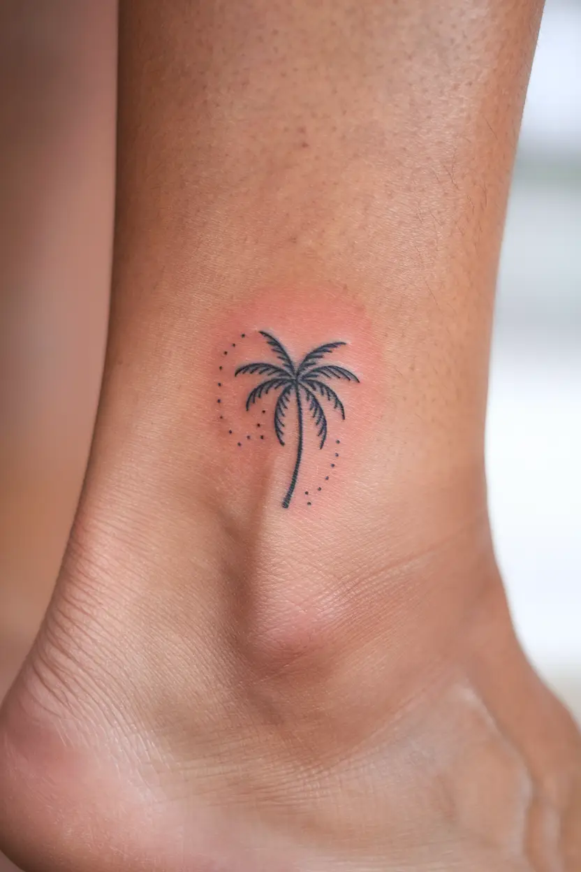 Palm Tree Tattoo