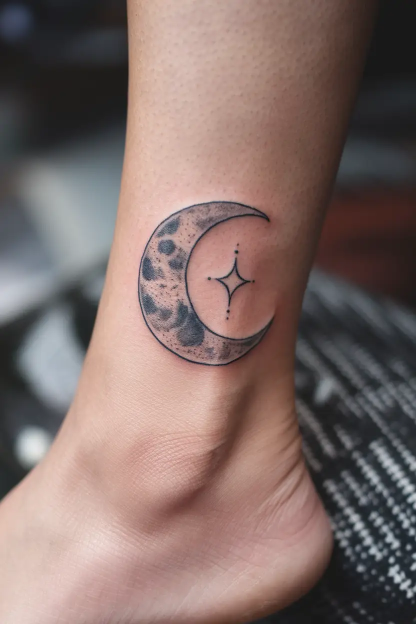 Moon First Tattoo
