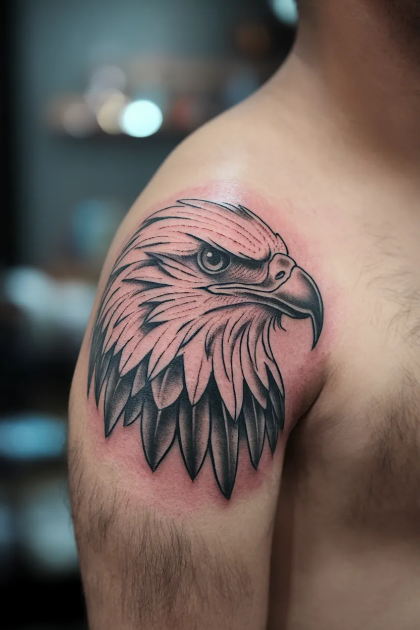 Eagle Head Close-up