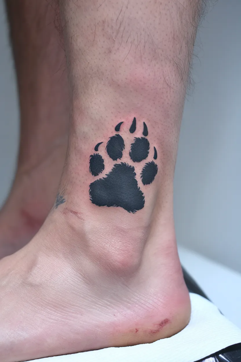 Simple Lion Tattoo 6