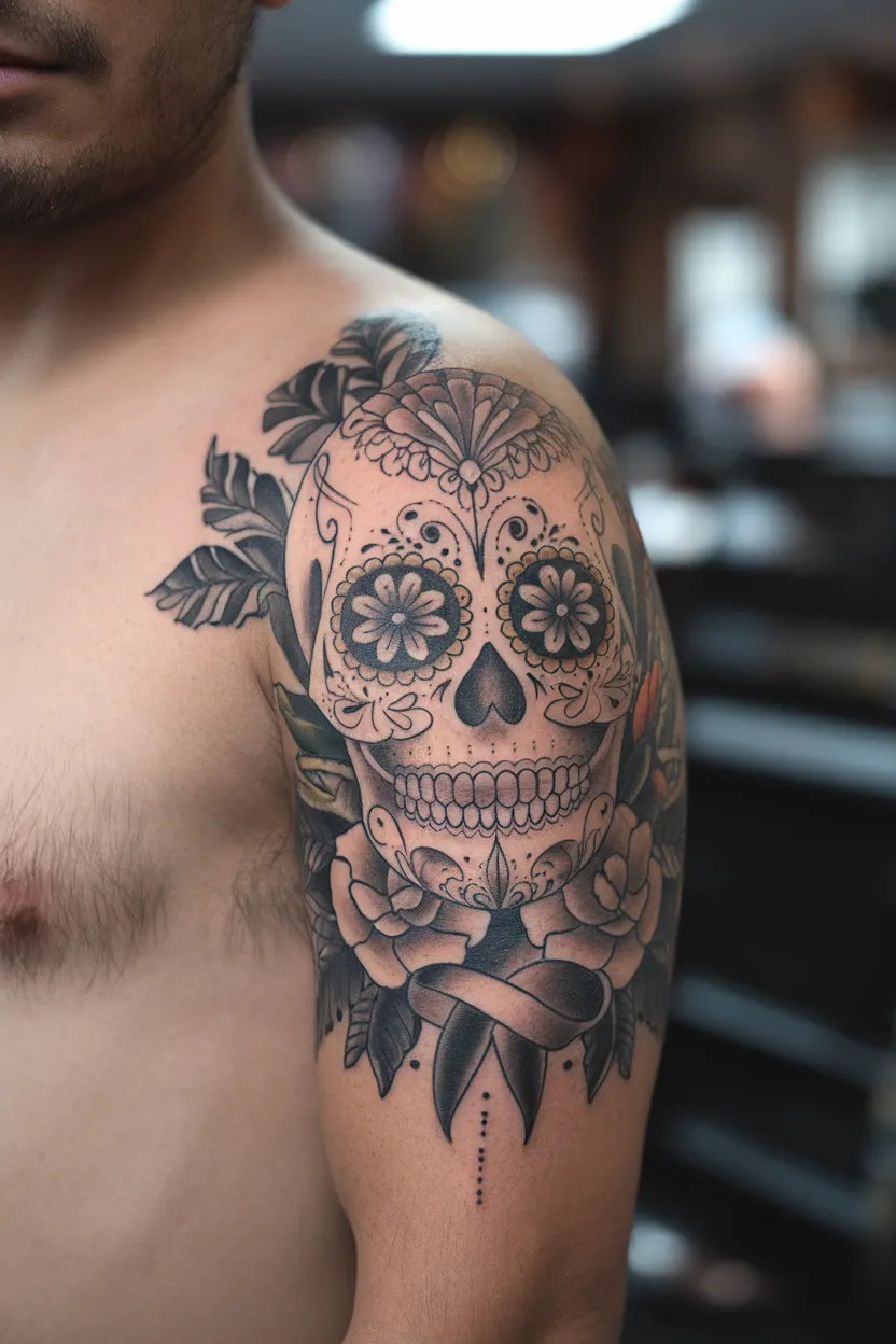 Victorian-Era Sugar Skull