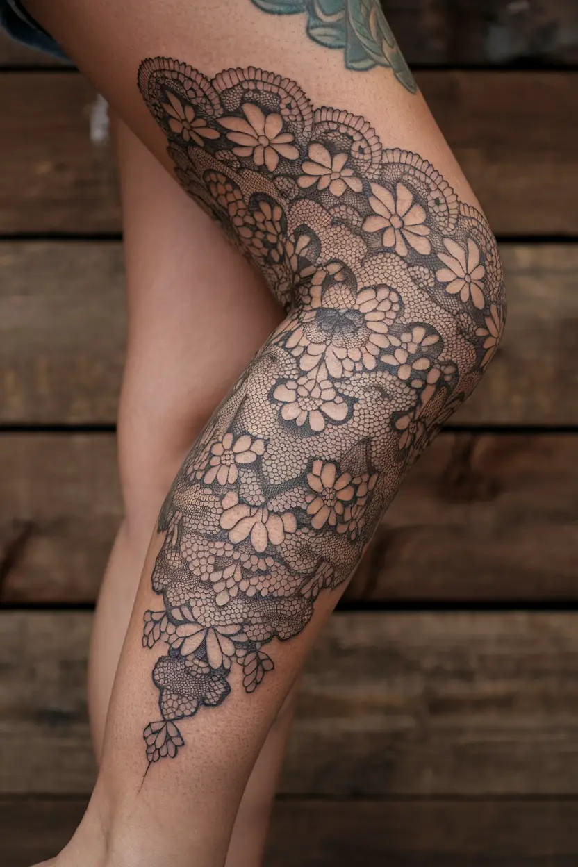 Lace Leg Sleeve