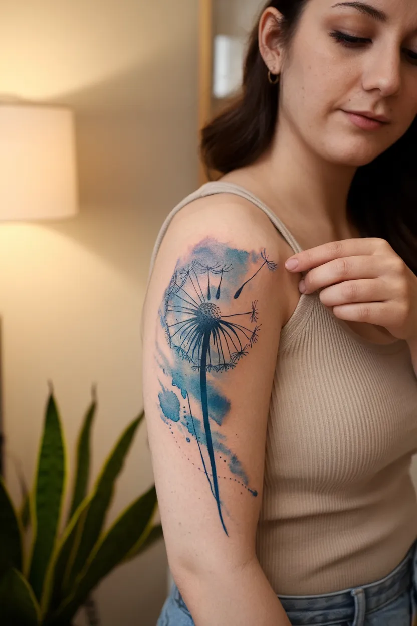 Watercolor Dandelion