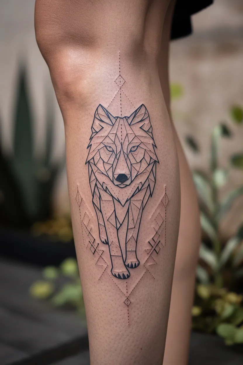 Lone Wolf Tattoo 2