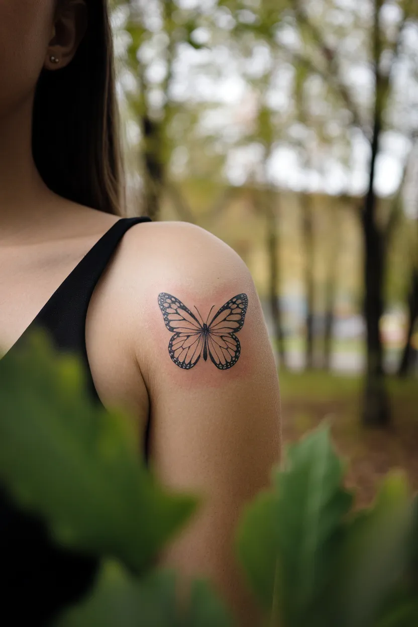 Small Butterfly Tattoo 4