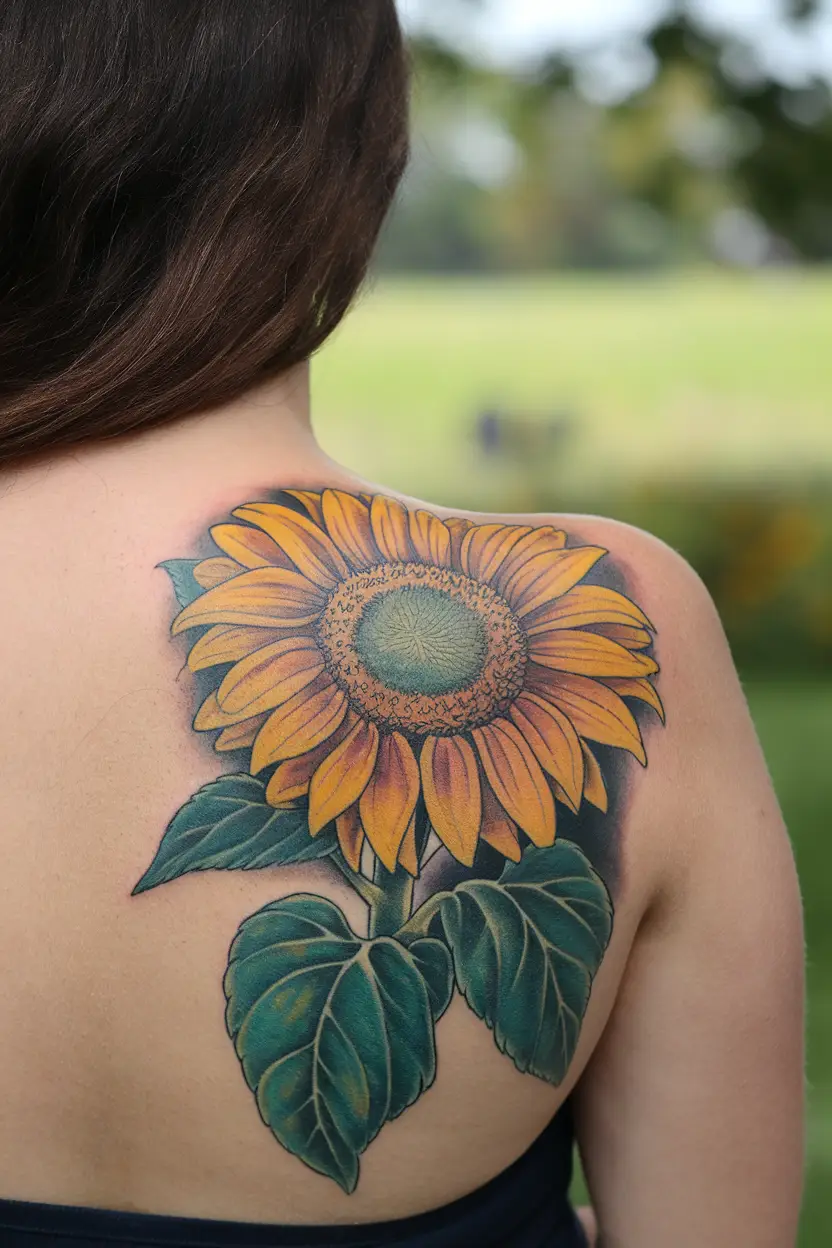 Sunflower Tattoo