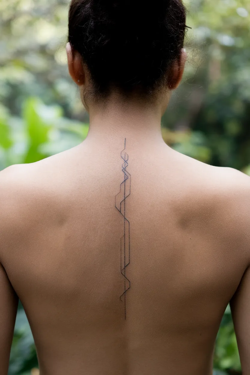 Minimalist Geometric Spine Design