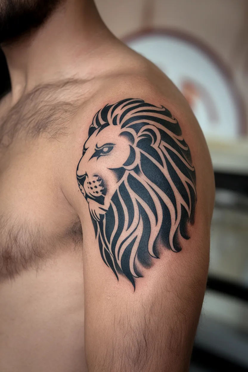 Lion of Judah Tattoo Design