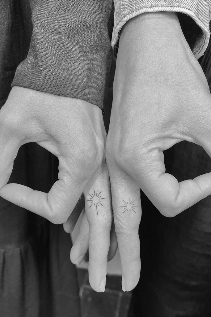 Couple finger tattoo ideas