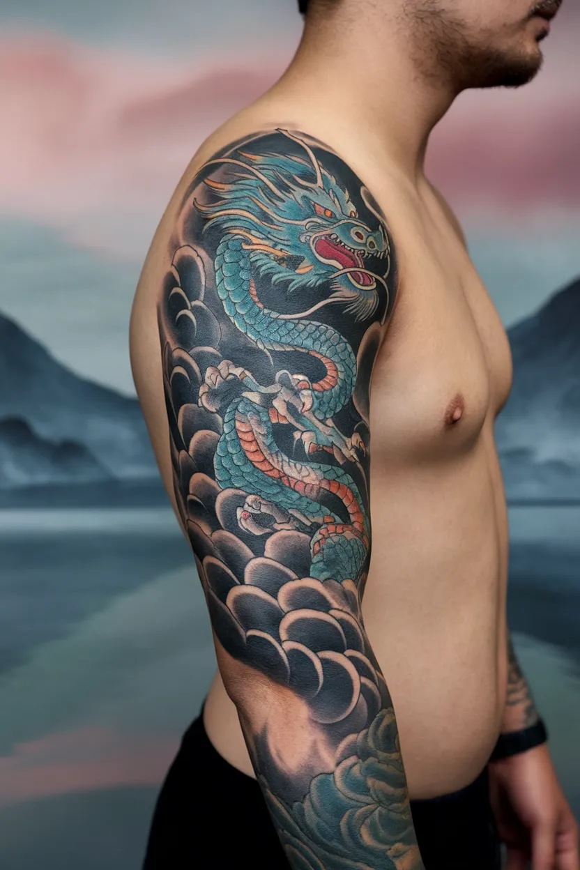 Unique Japanese Dragon Tattoo 14