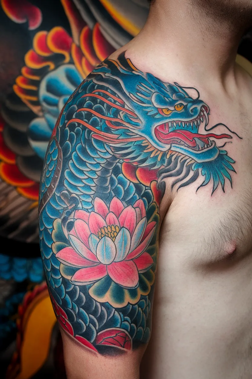 Unique Japanese Dragon Tattoo 13