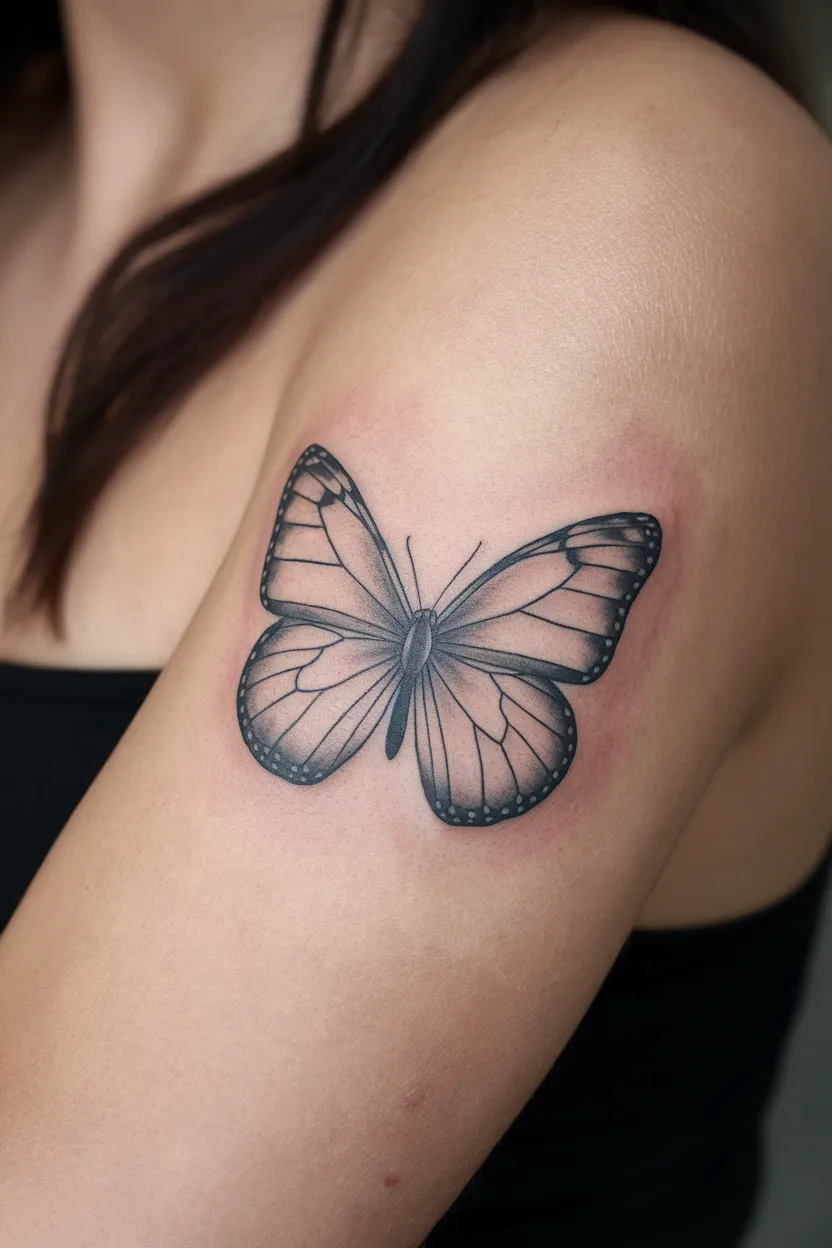 Small Butterfly Tattoo 6