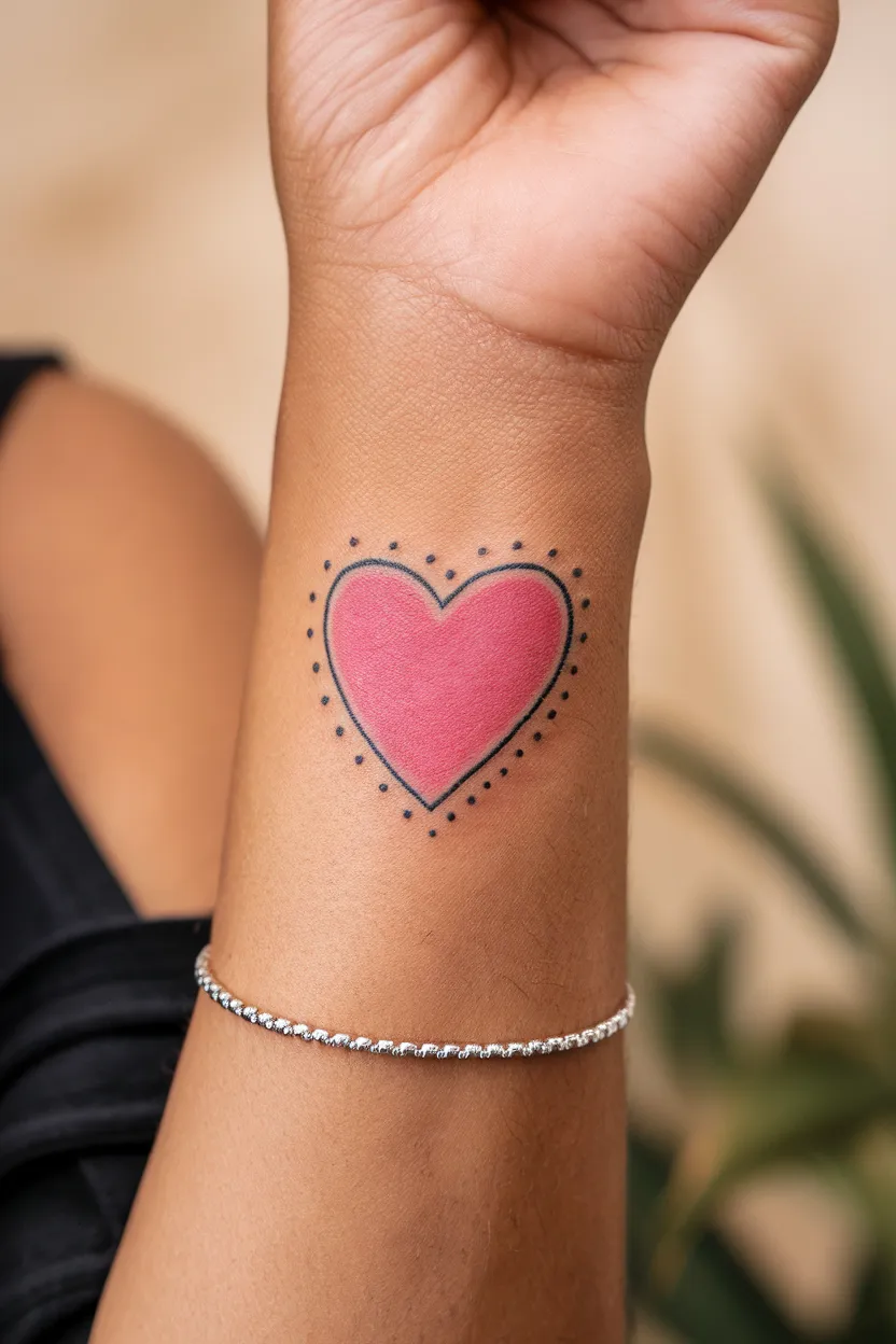 Tiny Heart Outlines