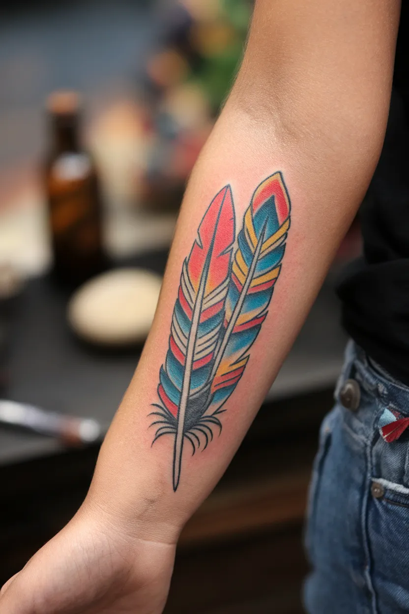 Colorful Feather