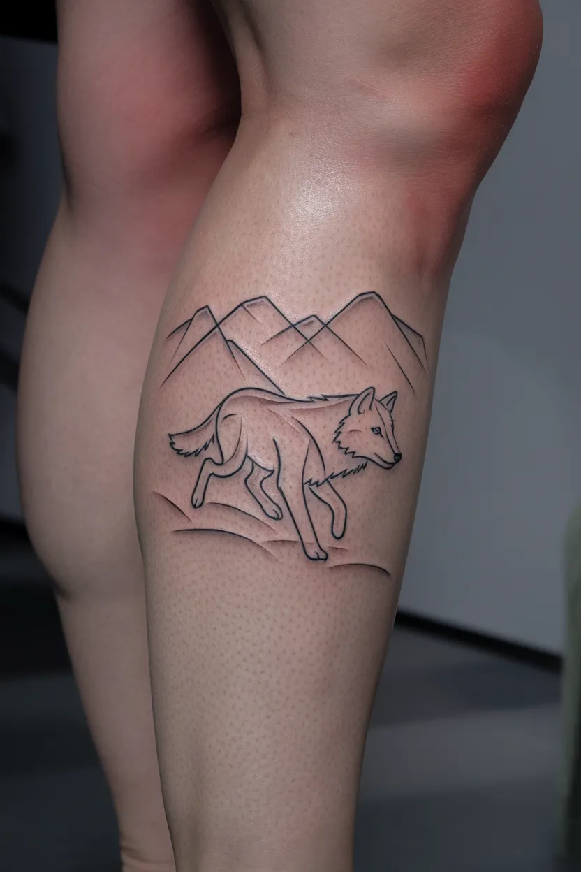 Lone Wolf Tattoo 8