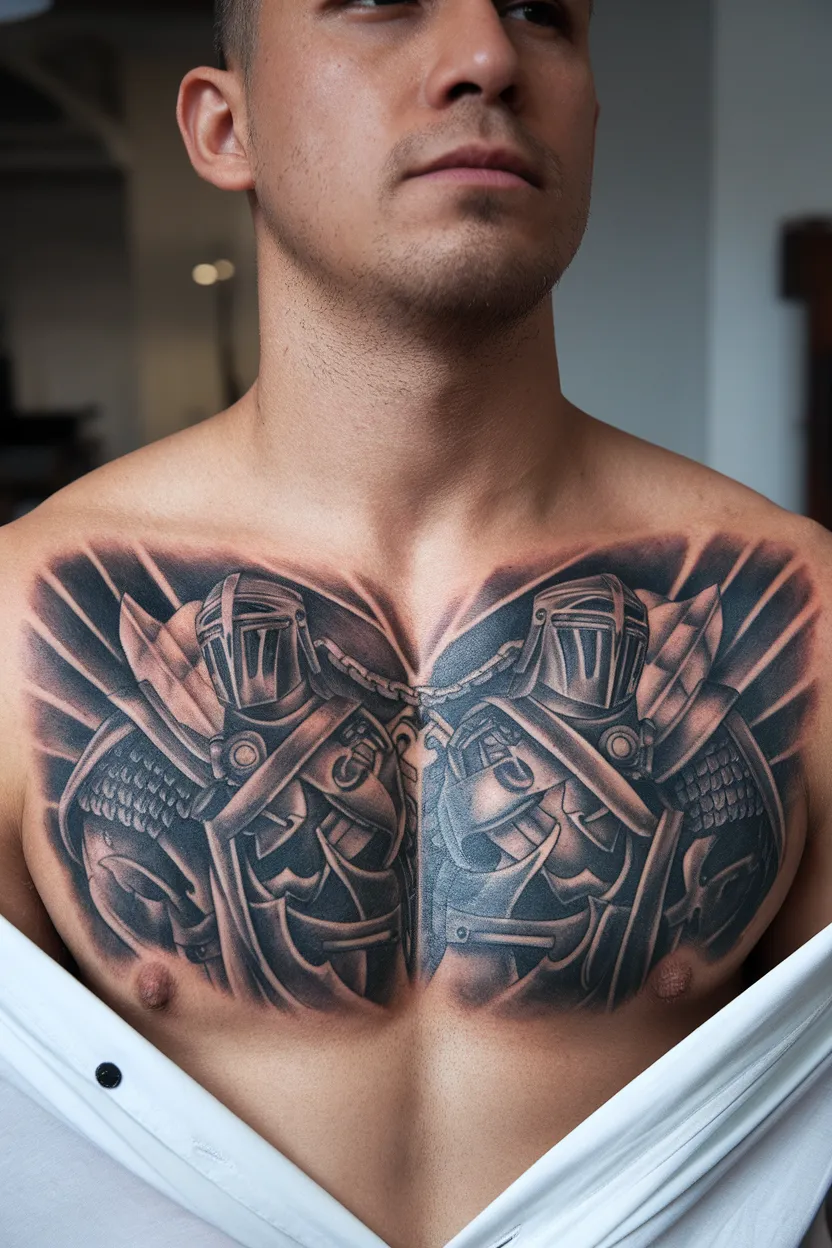 Knight in Armor Tattoo