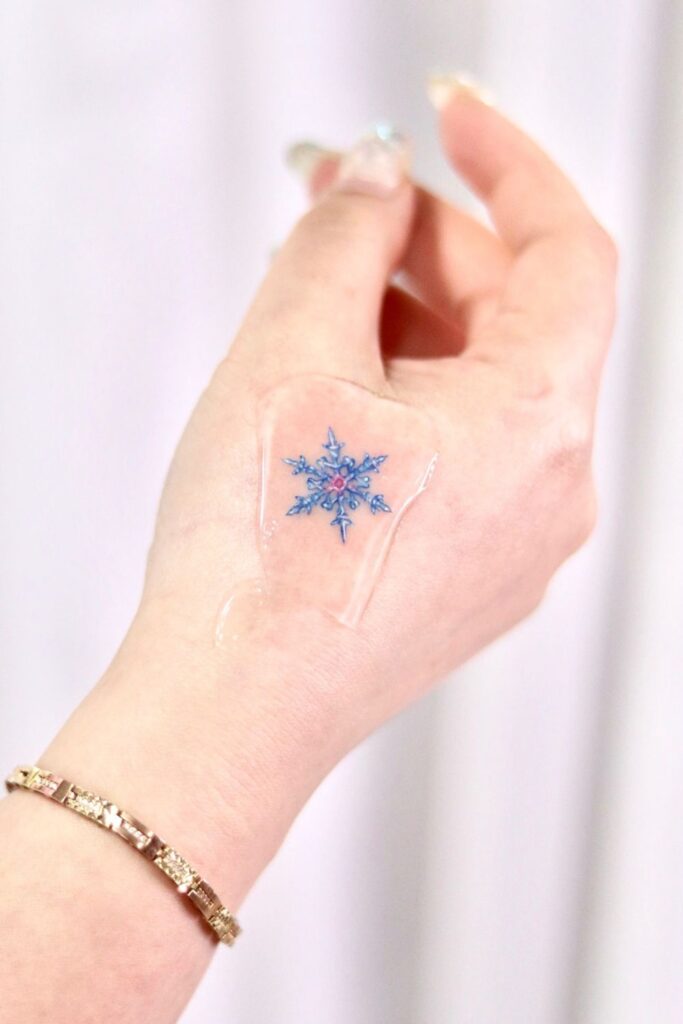 snowflake tattoo 