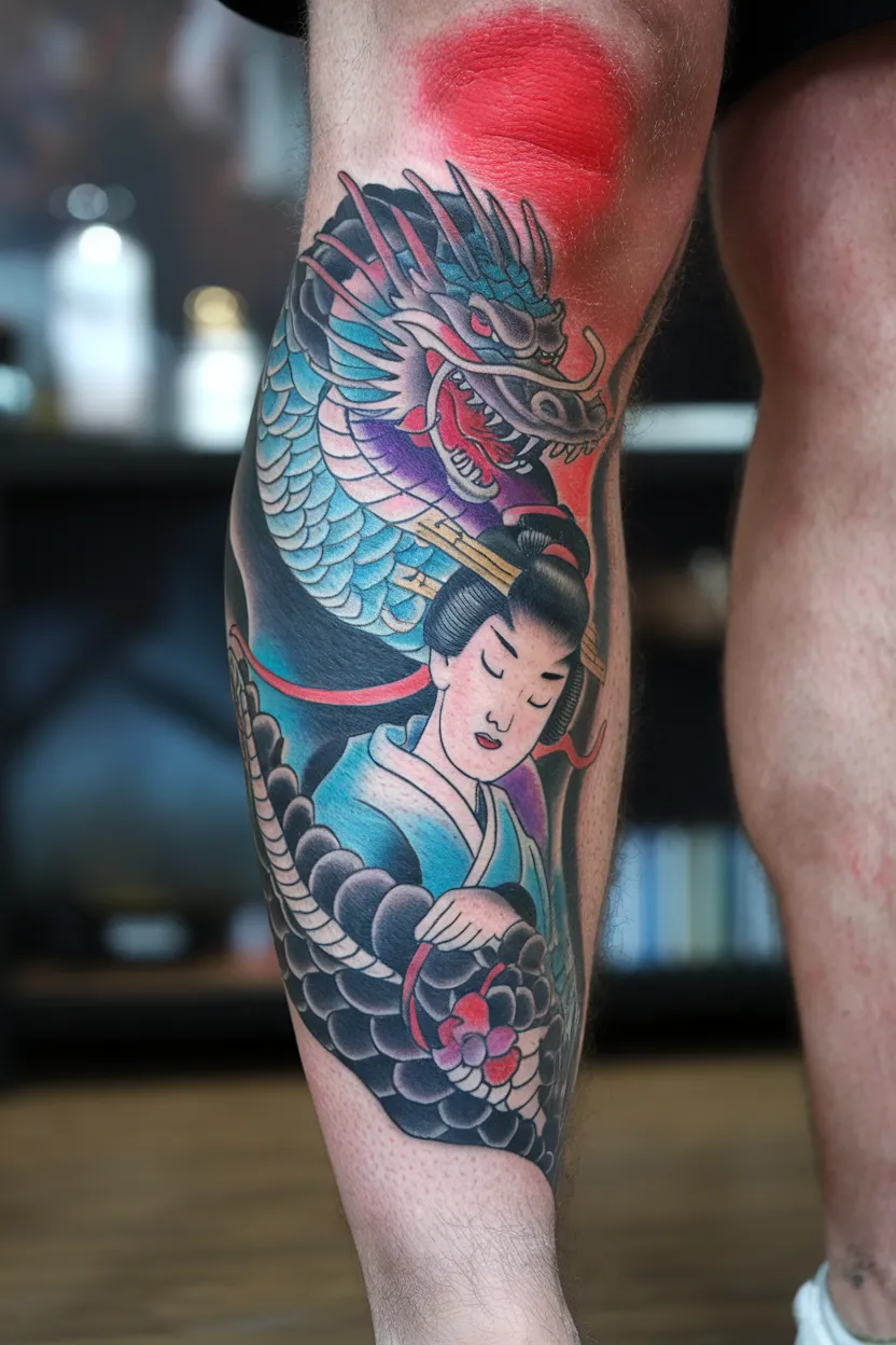 Unique Japanese Dragon Tattoo 12