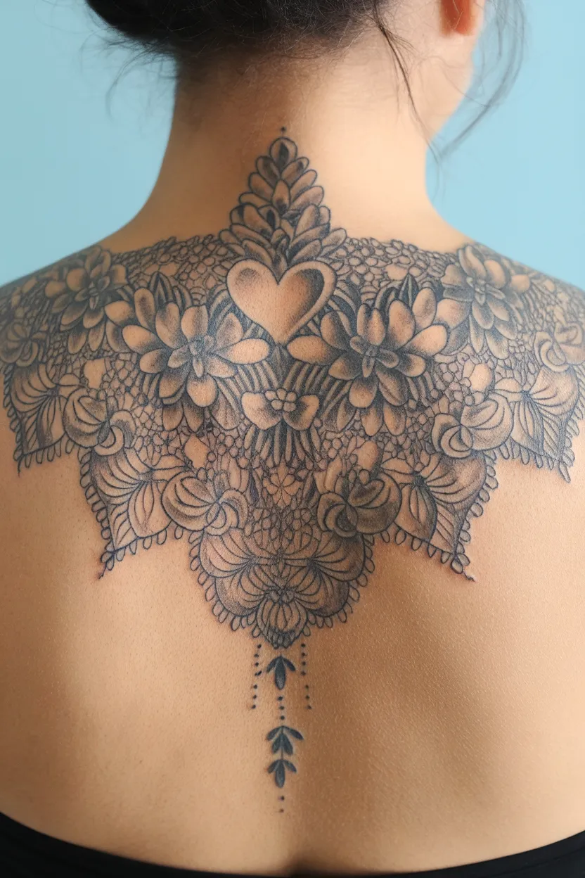 Lace-Like Spine Design