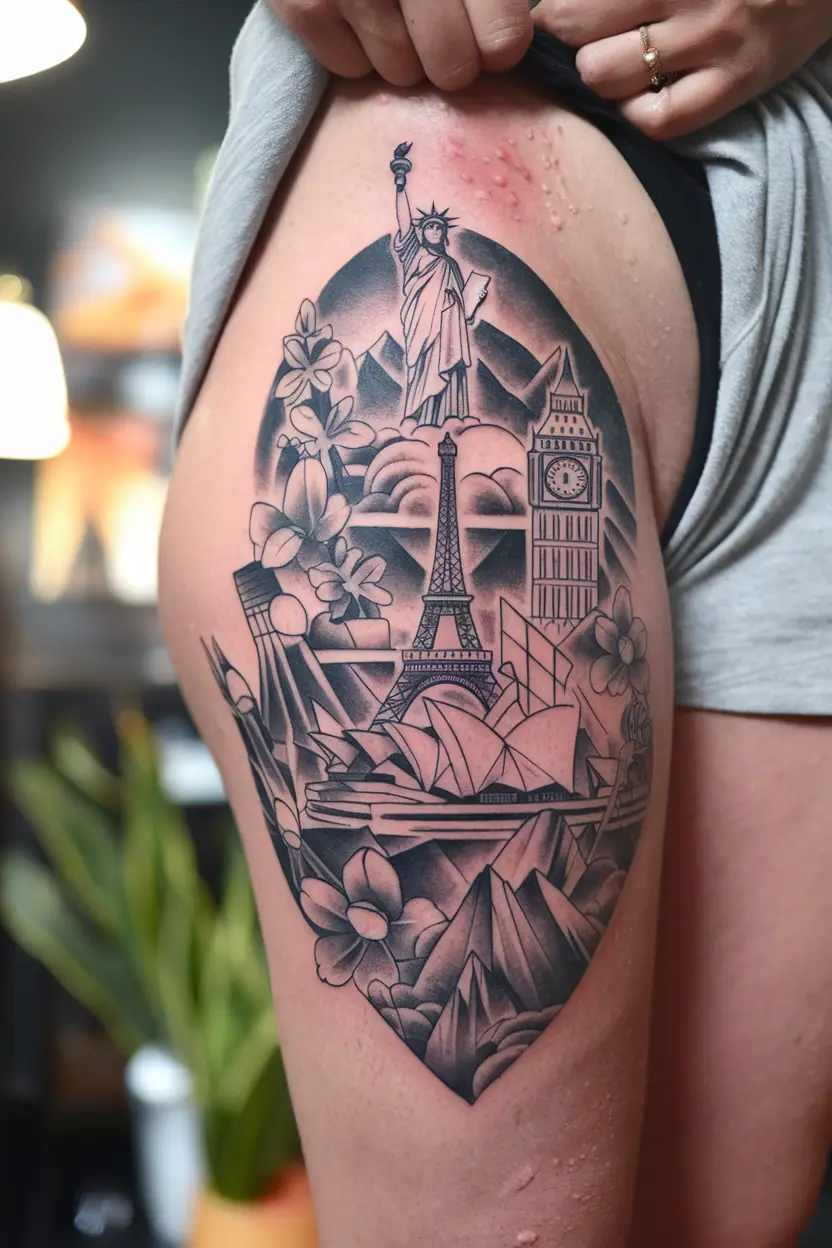 Travel Ink Engravings