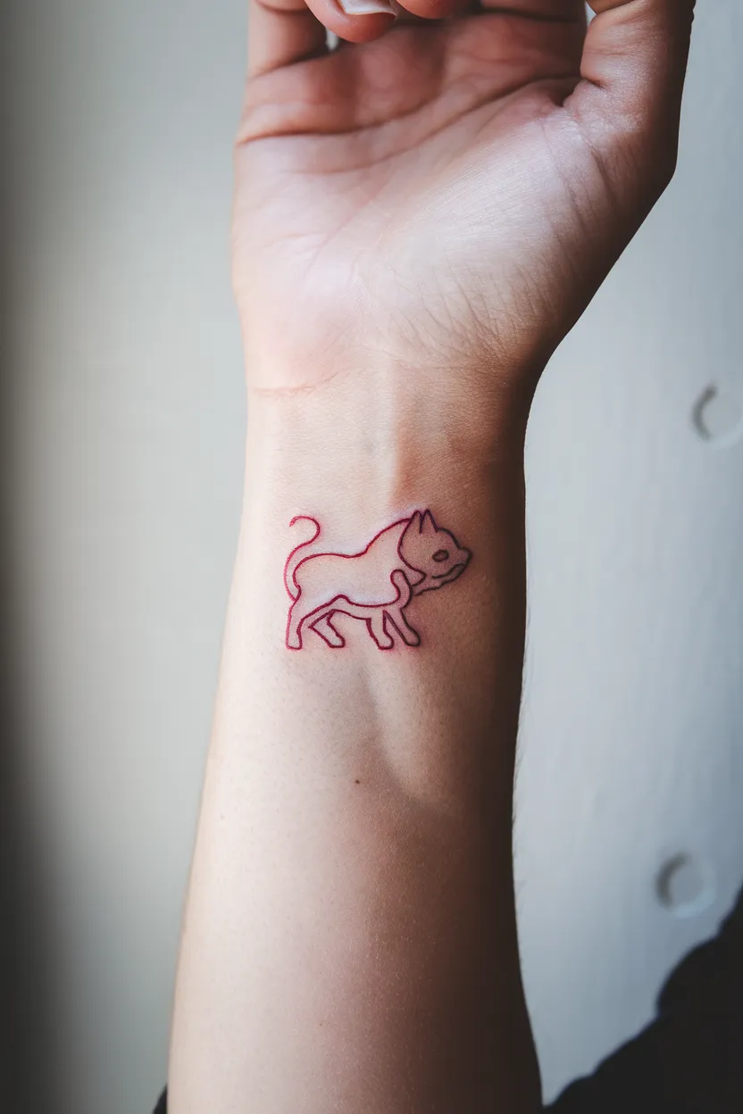 Microscopic Animal Outline