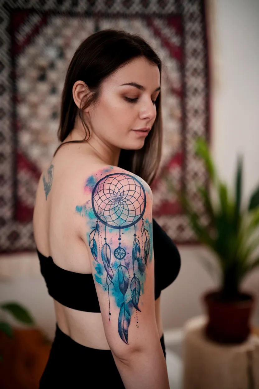 Watercolor Dreamcatcher