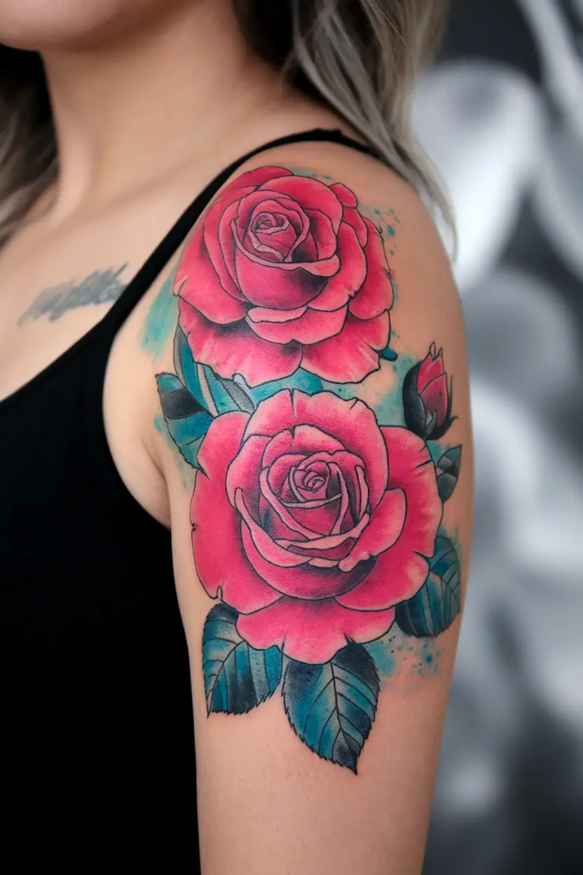 Watercolor Roses