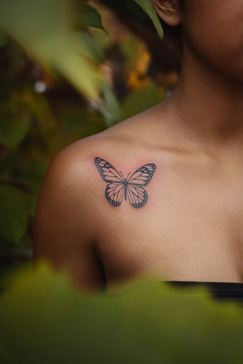 Small Butterfly Tattoo 15