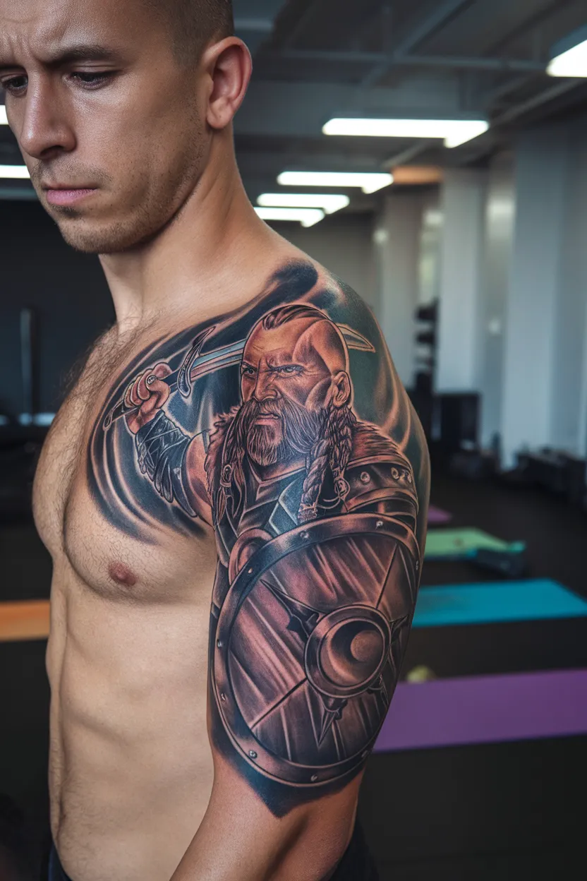 Viking Warrior Tattoo